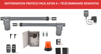 MOTORISATION PROTECO PACK ASTER 4 + TÉLÉCOMMANDE REMOOTIO – MARRAKECH